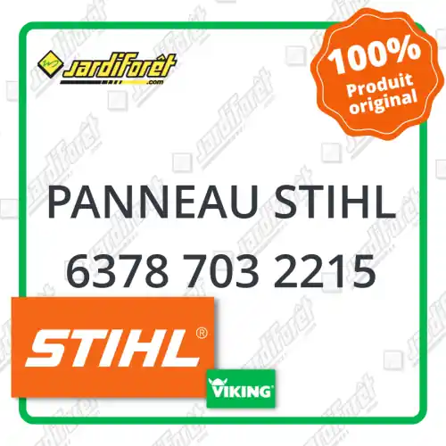 Panneau STIHL - 6378 703 2215 Achat Immédiat