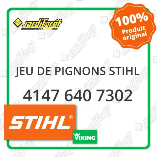 Paiement Sécurisé Jeu de pignons STIHL - 4147 640 7302