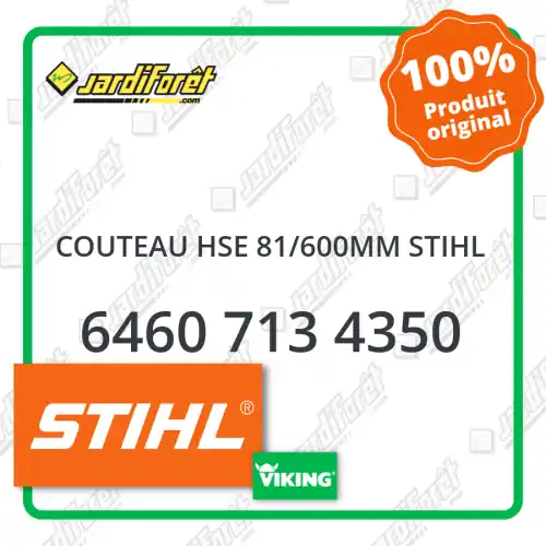 Couteau hse 81/600mm STIHL - 6460 713 4350 Solde