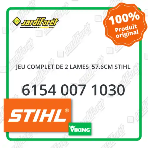 Prix Cassé Jeu complet de 2 lames 57.6cm STIHL - 6154 007 1030