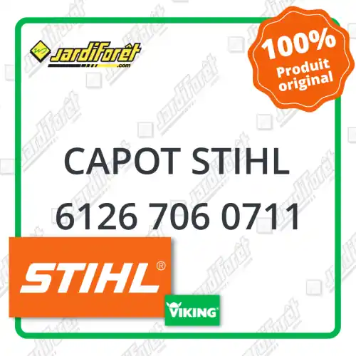 Capot STIHL - 6126 706 0711 Nouvelle Collection