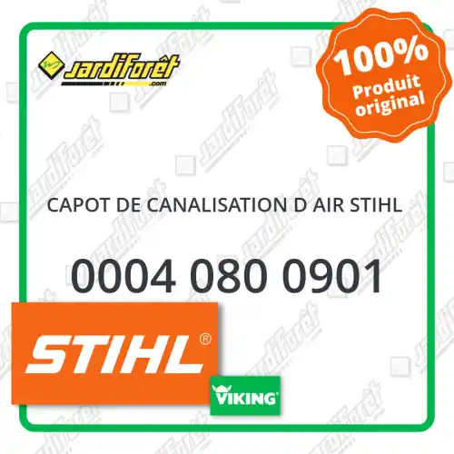 Capot de canalisation d air STIHL - 0004 080 0901 Soldes