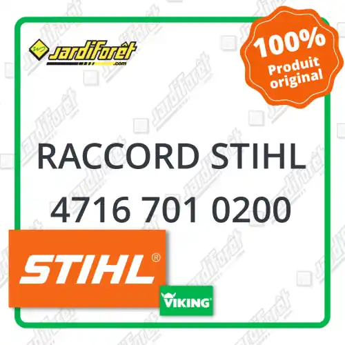 Expédition Rapide Raccord STIHL - 4716 701 0200