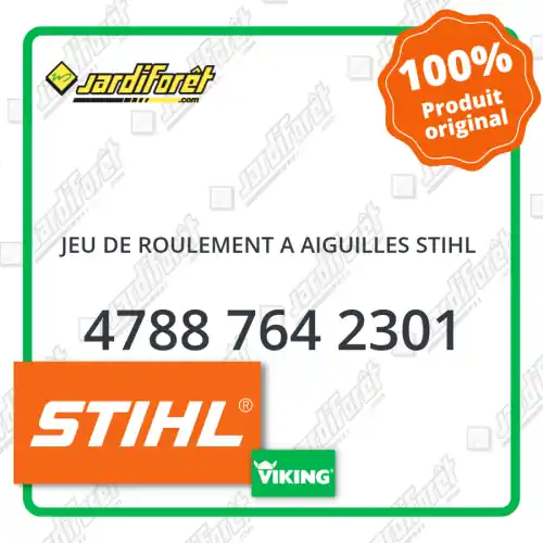 Jeu de roulement a aiguilles STIHL - 4788 764 2301 Prix Cassé