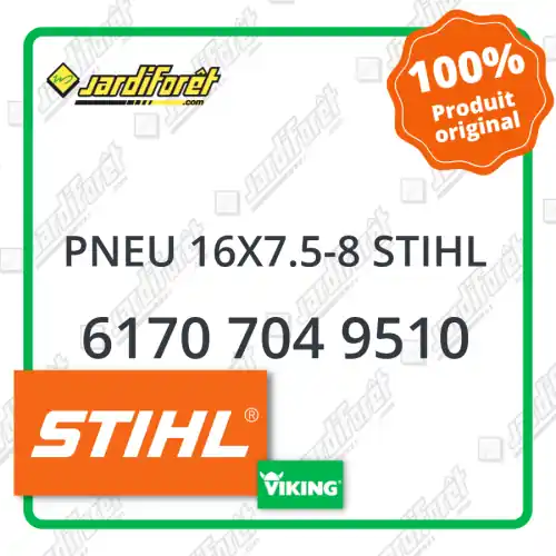 Acheter En Ligne Pneu 16x7.5-8 STIHL - 6170 704 9510