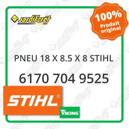 Nouvelle Collection Pneu 18 x 8.5 x 8 STIHL - 6170 704 9525