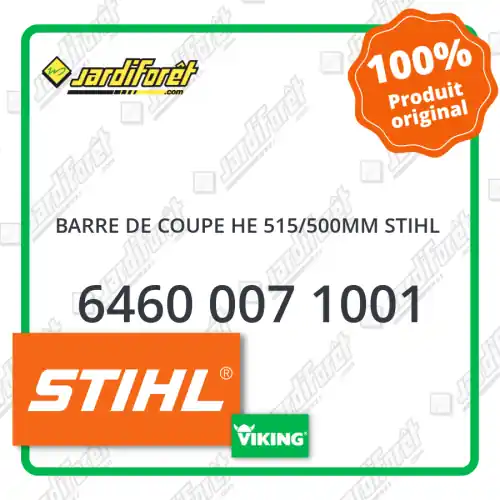Barre de coupe he 515/500mm STIHL - 6460 007 1001 Meilleur Prix