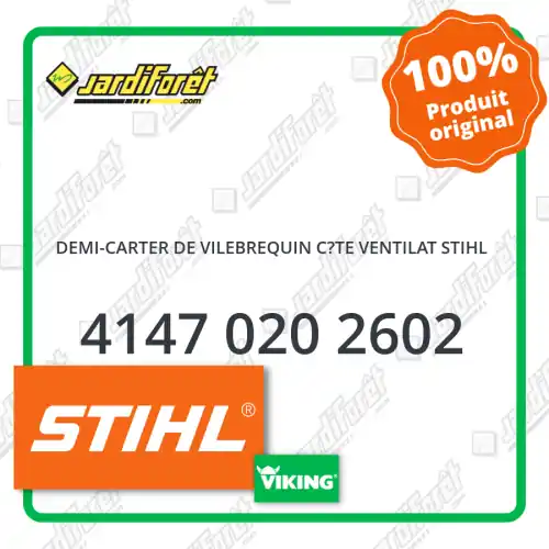 Pas Cher Demi-carter de vilebrequin côte ventilat STIHL - 4147 020 2602