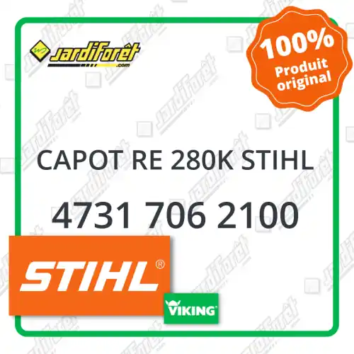 Nouvelle Collection Capot re 280k STIHL - 4731 706 2100