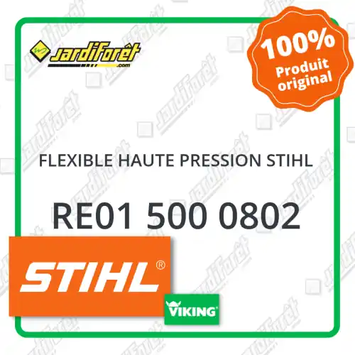Flexible haute pression STIHL - RE01 500 0802 Paiement Sécurisé