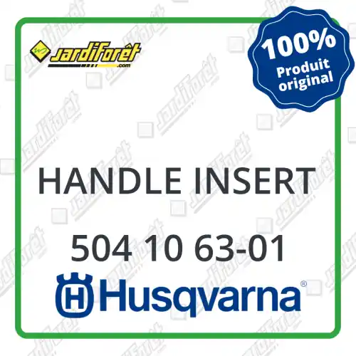 Commander Vite Handle insert Husqvarna - 504 10 63-01