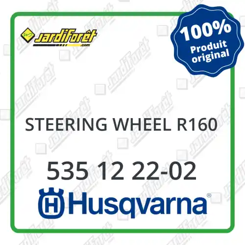 Steering wheel r160 Husqvarna - 535 12 22-02 Nouvel Arrivage