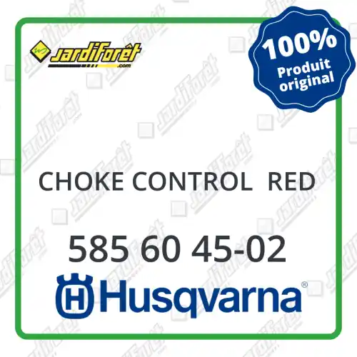 Acheter Direct Choke control red Husqvarna - 585 60 45-02