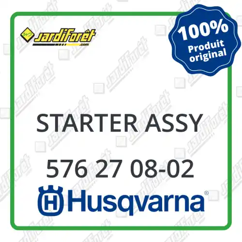 Prix Cassé Starter assy Husqvarna - 576 27 08-02