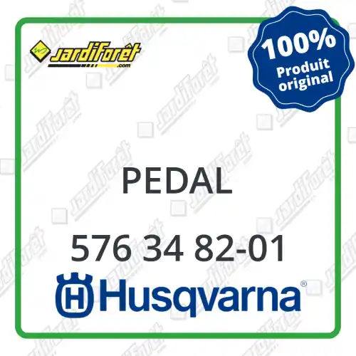 Pedal Husqvarna - 576 34 82-01 Quantité Limitée