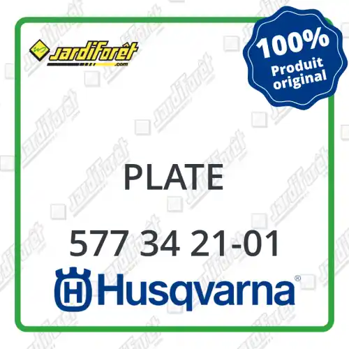 Remise Plate Husqvarna - 577 34 21-01