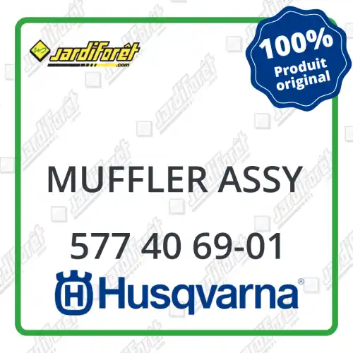 Muffler assy Husqvarna - 577 40 69-01 Offre Limitée
