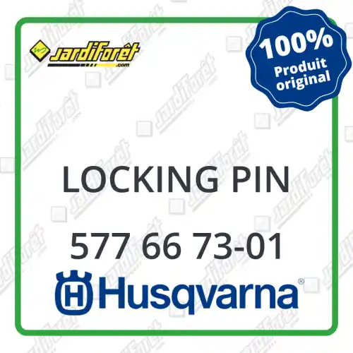 Locking pin Husqvarna - 577 66 73-01 Quantité Limitée