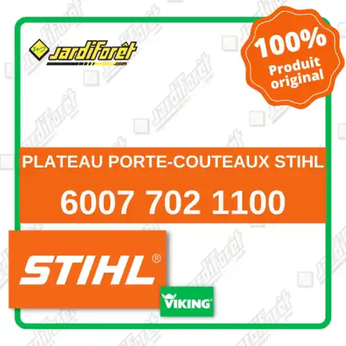 PLATEAU PORTE-COUTEAUX STIHL - 6007 702 1100 Promotion Saisonnière