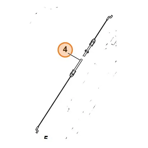 Marque CABLE DE COMMANDE STIHL - 6350 700 7528