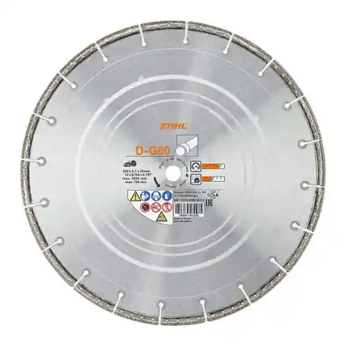 MEULE D-G80 Ø 350MM-14" STIHL - 0835 070 7000 Livraison Express