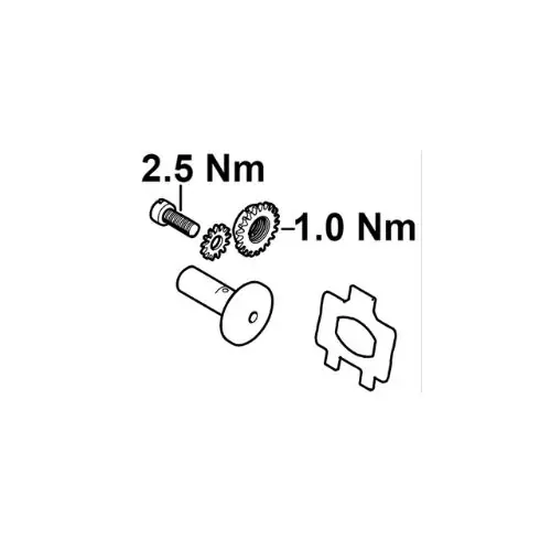Jeu de vis de fixation pour sécateur à batterie STIHL ASA20 (VA05 710 8700) Satisfait Ou Remboursé