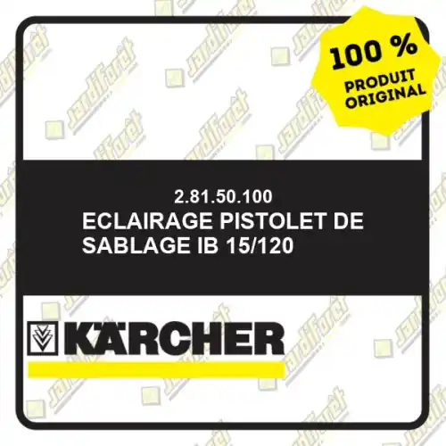 Eclairage pistolet de sablage IB 15/120 Karcher 28150100 Produit De Marque