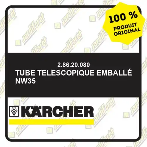 Tube telescopique emballé NW35 Karcher 28620080 Commander Vite