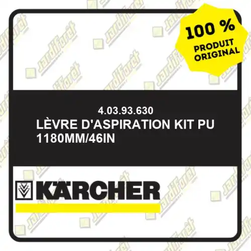 Meilleur Choix Lèvre d‘aspiration kit PU 1180mm/46in Karcher 40393630