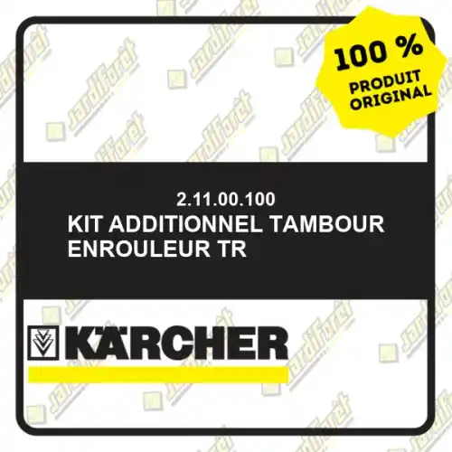 Kit additionnel tambour enrouleur TR Karcher 21100100 Affaire À Saisir