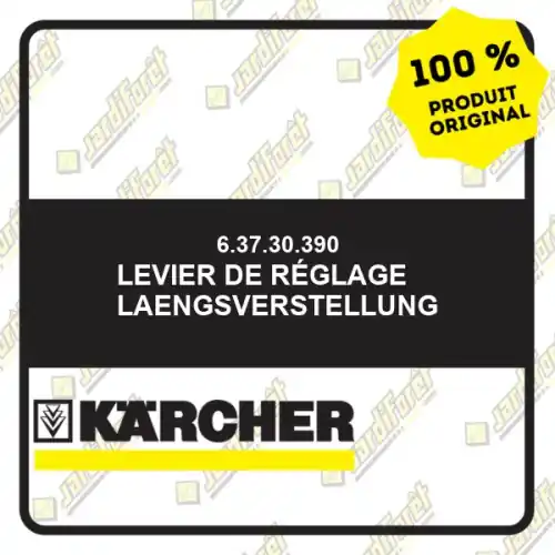 Marque Levier de réglage Laengsverstellung Karcher 63730390