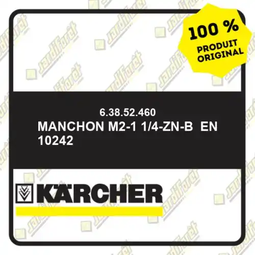 Manchon M2-1 1/4-ZN-B EN 10242 Karcher 63852460 Offre Limitée