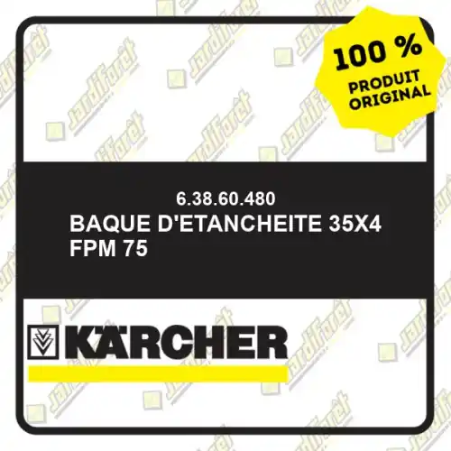 Baque d‘etancheite 35x4 FPM 75 Karcher 63860480 Solde