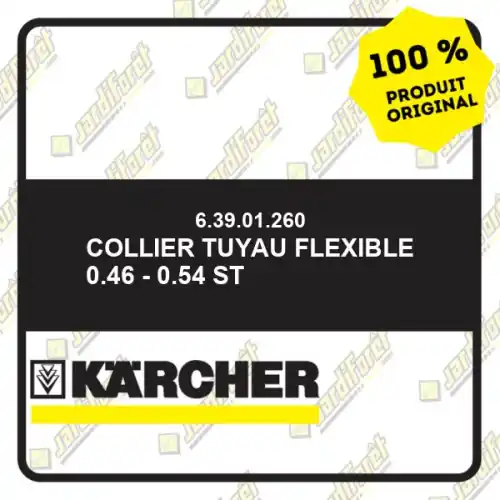 Collier tuyau flexible 0.46 - 0.54 ST Karcher 63901260 Prix Cassé