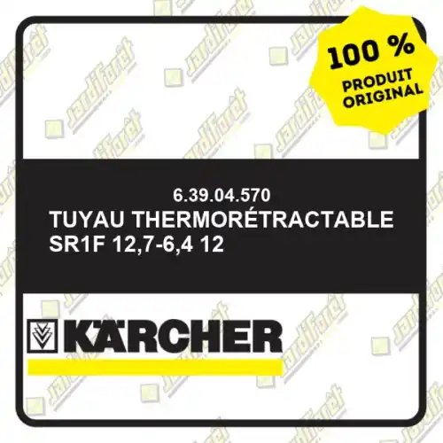 Tuyau thermorétractable SR1F 12,7-6,4 12 Karcher 63904570 Super Prix