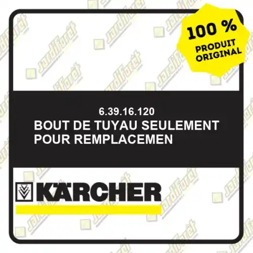 Bout de tuyau seulement pour remplacemen Karcher 63916120 Prix Promo