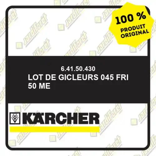 Lot de gicleurs 045 FRI 50 Me Karcher 64150430 Solde
