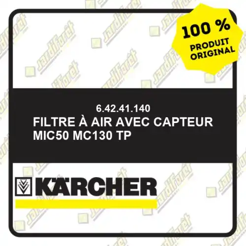 Seulement Aujourd'hui Filtre à air avec capteur MIC50 MC130 TP Karcher 64241140