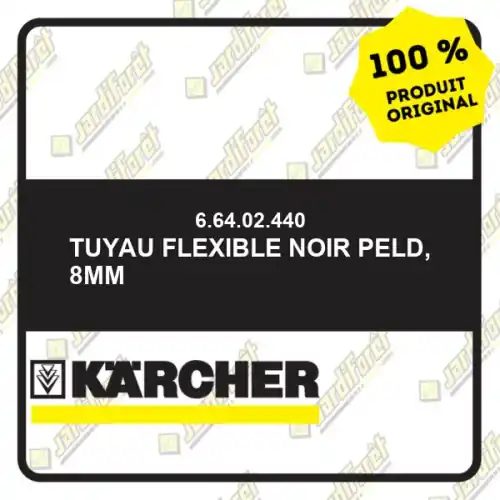 Solde Tuyau flexible noir PELD, 8mm Karcher 66402440