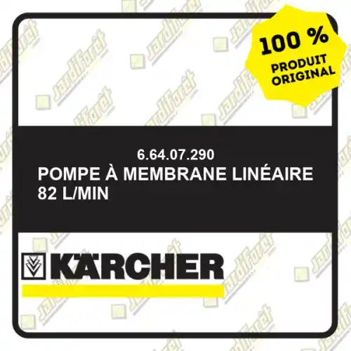 Pompe à membrane linéaire 82 l/min Karcher 66407290 Petit Prix