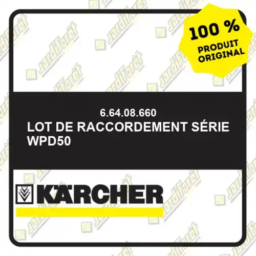 Prix Bas Lot de raccordement série WPD50 Karcher 66408660