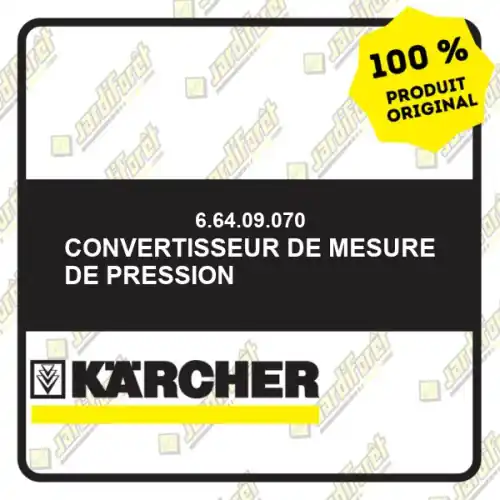 Convertisseur de mesure de pression Karcher 66409070 Bon Plan