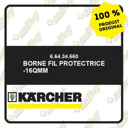 Borne fil protectrice -16QMM Karcher 66434660 Expédié Aujourd'hui