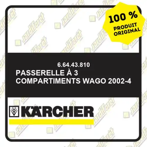 Commander Maintenant Passerelle à 3 compartiments WAGO 2002-4 Karcher 66443810