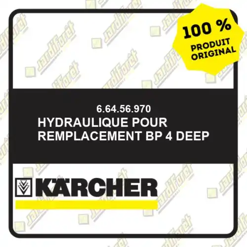 Offre Limitée Hydraulique pour remplacement BP 4 Deep Karcher 66456970