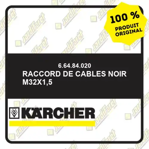 Petit Prix Raccord de cables noir M32x1,5 Karcher 66484020