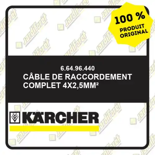 Affaire À Saisir Câble de raccordement complet 4x2,5mm² Karcher 66496440